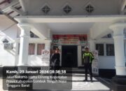 Satgas OMB Polres Loteng Patroli dan Pantau Obyek Vital Pemilu Pemilu.