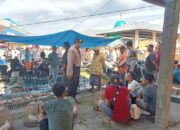 Patroli Rutin Polsek Batukliang Sasar Pasar Tradisional Barabali.