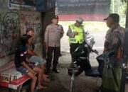 Sinergitas Polisi dan Masyarakat, Kapolsek Sekotong Gelar Patroli Dialogis Amankan Pemilu 2024