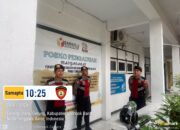 Polri Gelar Patroli Amankan Kantor Bawaslu Lombok Barat