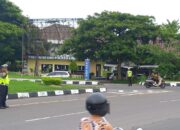 Satgas Kamseltibcar Lantas Polres Lombok Barat Patroli di Jalan Bypass BIL untuk Antisipasi Gangguan Kamtibmas