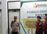 Personel Sat Samapta Polres Lombok Barat Siaga 24 Jam Amankan Kantor Bawaslu