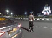 Patroli Polsek Labuapi Malam Hari Cegah 3C dan Balap Liar di Jalur BIL I dan II