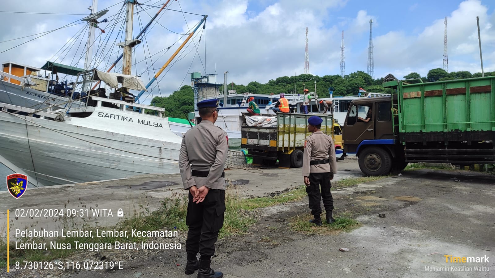 Subsatgas Polair Polres Lombok Barat Gelar Patroli dan Sosialisasi Pemilu Serentak