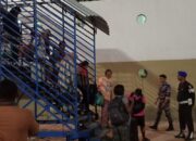 Polsek Kawasan Laut Polres Bima Kota Amankan Pemberangkatan Kapal KM. AWU di Pelabuhan Bima