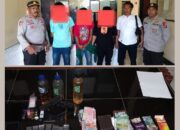 Asyik Pesta Narkoba, Tiga Pria Asal Desa Mbawa di Bekuk Personel Polsek Bolo