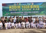 Kapolres Bima Kota Hadiri Aksi Transplantasi Terumbu Karang dan Pembersihan Pantai di Oi Fanda