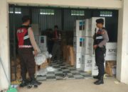 Satgas Preventif OMB Polres Bima, Tingkatkan  Keamanan Dengan Patroli di Kantor KPU dan Gudang Logistik KPU