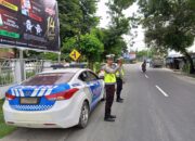 Menuju Pemilu Damai, Satgas Kamseltibcar OMB Rinjani 2023 – 2024, Satlantas Polres Bima Kota Intensifkan Patroli