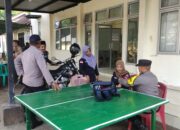 Polres Loteng Berikan Pelayanan Kesehatan Bagi Petugas pengamanan Pemilu 2024