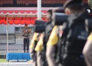 Lombok Barat Gelar Apel Pergeseran Pasukan: 724 Personel Siap Jaga Kondusifitas Pemilu 2024