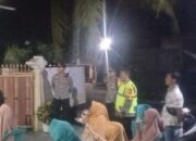 Lebih Dekat dengan Masyarakat, Patroli Blue Light Polsek Labuapi Sambangi TPS