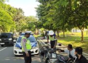 Cegah Kecelakaan dan Pelanggaran Lalu Lintas, Sat Lantas Polres Lombok Barat Gelar Patroli Sore