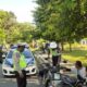 Patroli Sore Sat Lantas Polres Lombok Barat Ciptakan Kamseltibcarlantas Jelang Pemilu 2024
