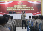 780 Personel Polda NTB Ikuti Bimtek Pengamanan TPS Pemilu 2024