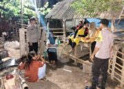 Polsek Sanggar Pertajam Patroli Dialogis OMB Malam Hari Jelang Pemilu 2024