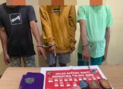 Diduga Miliki dan Kuasai Narkoba Jenis Shabu 15,94 gram Siap Edar Tiga Pria ini Diamankan Tim Opsnal Satreskoba Polres Bima