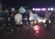 Pemilu Aman Damai, Polsek Keruak Lakukan Patroli Jaga Kondusifitas Kamtibmas