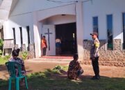 Melalui Program Minggu kasih, Polsek Donggo Imbau Masyarakat Ciptakan Pemilu  Aman dan Damai