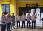 Kabid Hukum Polda NTB Selaku Pamatwil Cek Kesiapan  Personel PAM TPS di Kecamatan Monta