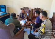 Pasca Pemilu 2024, Bhabinkamtibmas Sekarteja Lakukan Koordinasi dengan Pemerintah Desa