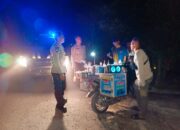 Kapolsek Montong Gading Pimpin Patroli Blue Light, Imbau Masyarakat Jaga Kamtibmas Pasca Pemilu 2024