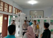 Pastikan Pengembalian Kotak Suara Usai Pemungutan Suara Pemilu, Wakapolres Bima, Kunjungi Gudang PPK di Kecamatan Donggo