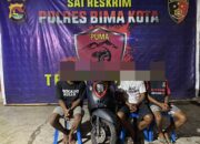 Tim Puma I Polres Bima Kota Berhasil Mengamankan Terduga Pelaku dan Barang Bukti Terkait Kasus Curanmor