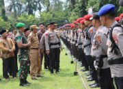 Apel Pergeseran Pasukan Pengamanan TPS Simak Pesan Penting Kapolres Lotim