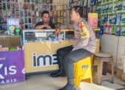 Bhabinkamtibmas Desa Pringgajurang,  Gencar Lakukan Himbauan Kamtibmas  Jelang Pemilu 2024