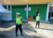Polres Loteng perketat Pengamanan Gudang Logistik Pemilu Tahun 2024.