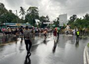 Polres Loteng Kawal Pawai Ogoh-Ogoh Di Pringgarata.