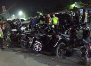 TNI-Polri Amankan Sebanyak 10 Unit Kendaraan Knalpot Brong Saat Patroli Ramadhan.