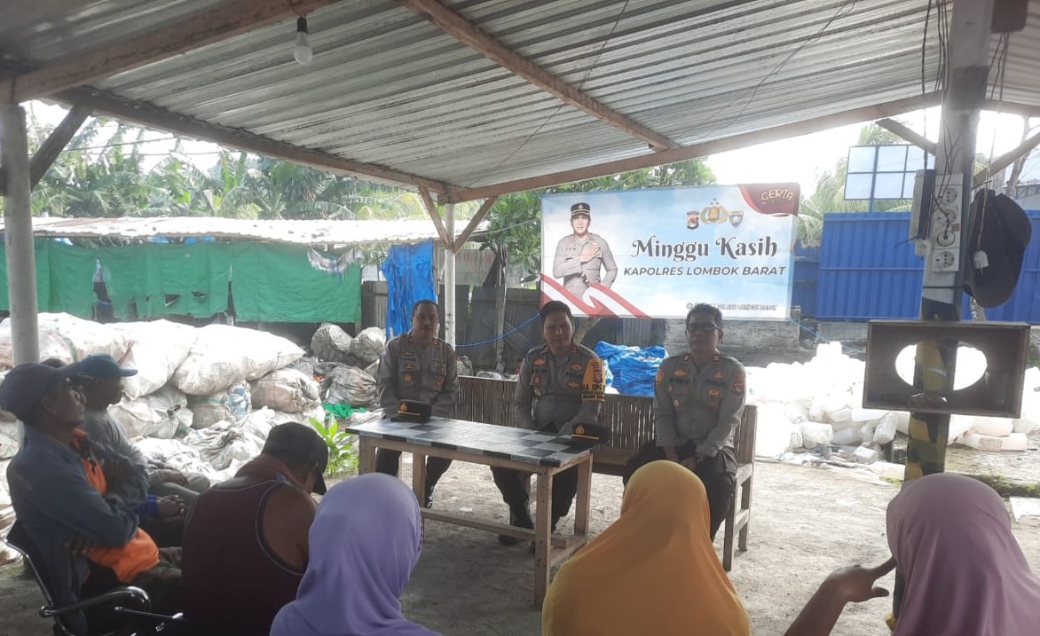 Minggu Kasih Kapolres Lombok Barat di Labuapi, Memperkuat Silaturahmi dan Menjaga Kamtibmas