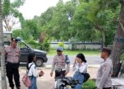 Himbauan Kamtibmas Disampaikan Polsek Gerung Saat Patroli Rutin