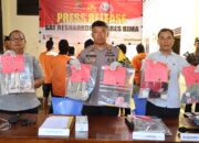 Kapolres Bima Pimpin Press Release Pengungkapan Kasus Tindak Pidana Narkotika Kurun Januari Hingga Februari 2024