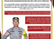 Jaga Kondusifitas di Bulan Ramadhan, Kapolres Bima AKBP Eko Sutomo SIK.,MIK. Keluarkan Himbauan