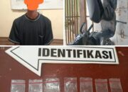 Miliki 9 Pocket Narkoba Jenis Shabu Pria Asal Desa Lere Ini Diamankan  Personel Polsek Parado