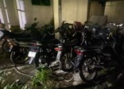 Polsek Pringgasela Berhasil Amankan 14 Unit Sepeda Motor Berkenalpot Racing