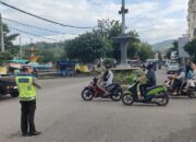 Demi Kenyamanan Masyarakat Saat Berbuka Puasa, Polres Bima Kota Gelar Pengamanan di Pasar Ramadhan