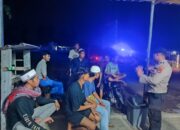 Personel Polsek Jerowaru Berpatroli Menjelang Sahur