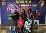 Tim Puma I Polres Bima Kota Berhasil Mengamankan Dua Terduga Pelaku Curanmor Beserta Barang Bukti