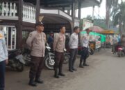 Personel Polsek Rasanae Barat Polres Bima Kota Patroli Pasar Ramadhan untuk Memberikan Rasa Aman