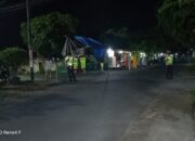 Bhabinkamtibmas Desa Lendang Belo dan Desa Kilang Pam Sholat Taraweh Bersama Jama’ah di Masjid Nurul Ulum