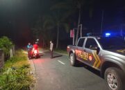 Polsek Montong Gading Lakukan Patroli Malam Sebagai Upaya Jaga Kamtibmas