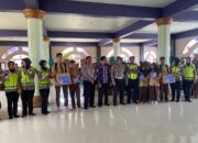 Polres Loteng Bersama Ditlantas Polda NTB Laksnakan Dikmas DI SMAN 4 Praya.