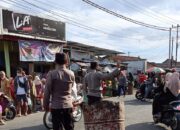 Belanja Aman dan Nyaman di Pasar Sore Paok Kambut, Berkat Sigapnya Petugas Polsek Labuapi