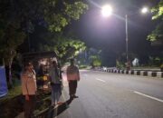 Patroli Polsek Gerung Dongkrak Keamanan Jalur Bypass BIL