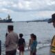 Pengamanan Lebaran Ketupat di Pantai Indok Lombok Barat