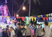 Situasi Aman dan Kondusif, Polsek Batulayar Patroli dan Beri Imbauan Keamanan di Acara Rona-Rona